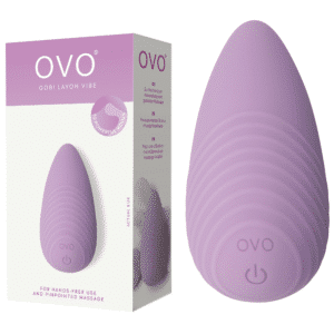 Ovo Earth Gobi Rechargeable Silicone Lay-On Clitoral Vibrator - Purple