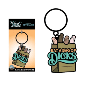 Eat A Bag Of Dicks Keychain Bags Accessories Gift Ideas Lightweight Key Holder