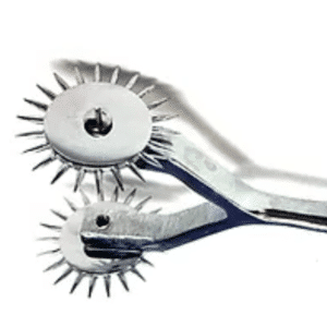 Rouge Medical Play Stainless Steel 2 Prong Wartenburg Double Sex Pinwheel