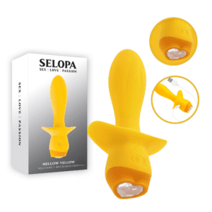 Selopa Mellow Rechargeable Silicone Butt Plug Multi-Speed Anal Vibrator