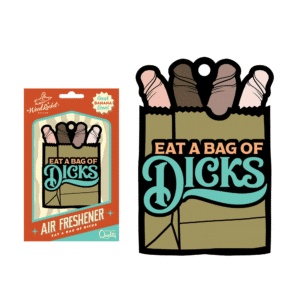 Eat A Bag Of Dicks Air Freshener Humorous Easy to Hang Banana Car Scent