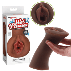 Realistic Masturbation Sleeve Juicy Snatch - Brown