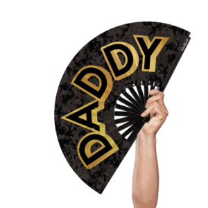 Daddy Fan Party Gift Portable Lightweight Travel-Friendly Summer Accessory