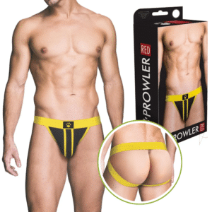 Fetish-Themed Male Sexy Clothing Yellow Large