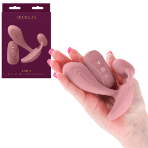 G-Spot Vibrator With Clitoral Stimulator Dusty Rose