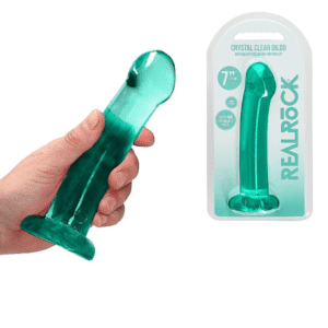 Dildo with Suction Cup 7 inches Turquoise