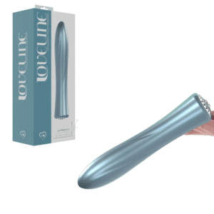 Rechargeable Silicone Vibrator in Blue