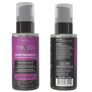 Massage Oil With Pheromones & Hyper-Glide - Sweet Secrets