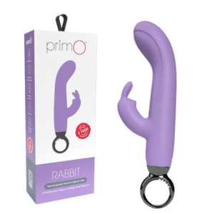 Primo Rabbit Rechargeable Silicone Dual-Stimulation Vibrator -Lavender