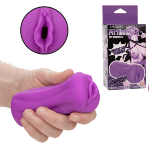 Anime Stroker Roxy Pure Skin Masturbator Travel-Friendly Sex Toy - Purple