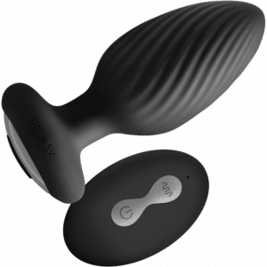 Renegade Alpine 2.0 Gyrating & Vibrating Butt Plug With Remote - Black