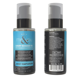 Massage Oil With Pheromones & Hyper-Glide 2oz - Sweet Temptation