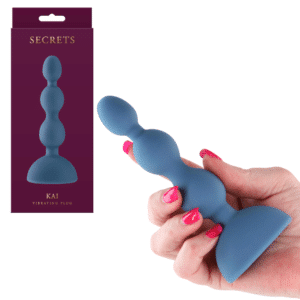 Silicone Vibrating Anal Beads Butt Plug