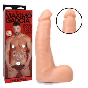 Signature Cocks Maximo Garcia Vac-U-Lock Harness Compatible Dildo - 8.5 Inch