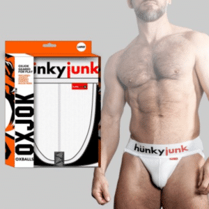 Hunker JockStrap Breathable Fabric Supporter Brief Open Back Underwear - SM