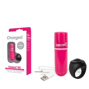 Vooom Wireless Remote Control Silicone USB Rechargeable Bullet Vibrator -Pink