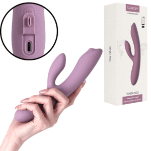 Svakom Trysta Neo Rechargeable Dual Stimulator Rabbit Vibrator With G-Spot Ball