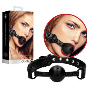 Adjustable Breathable Ball Gag Burgundy