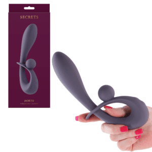 Waterproof Silicone Dual Stimulation Vibrator