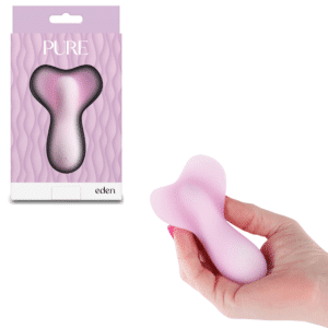 Dual-Layered Silicone Clitoral Vibrator – Purple