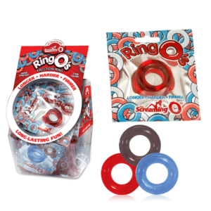 Ring O Candy Bowl Stretchy Penis Ring Enhancer Assorted Colors -36/display