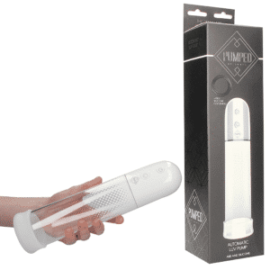 Automatic Luv Battery Operated Silicone Penis Vacuum Pump - Clear