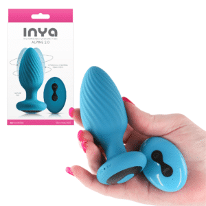 Vibrating Butt Plug With Remote - Teal