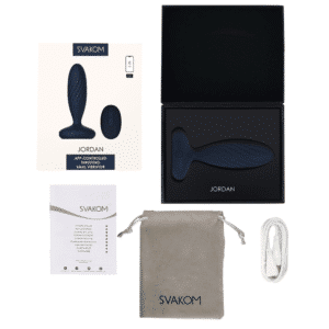 Jordan App Controlled Silicone Thrusting & Vibrating Remote Control Butt Plug