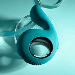 Thumbs Up Rechargeable Clitoral Vibrator With Ringed Handle Base - Green