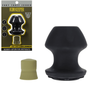 Ft Troff Kum Keeper Open End Anal Plug Silicone Butt Sex Toy - Medium