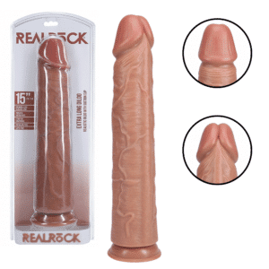 Pegging Suction Cup Big Dildo – Tan