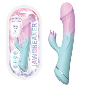 Cotton Candy Jawbreaker 8-inch Multi-Speed Rechargeable Rabbit Vibrator