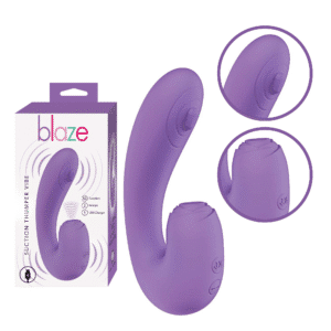 Blaze Suction Thumper Vibe Rechargeable G-Spot Clitoral Vibrator