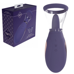 Pumped Enhance Automatic Silicone Rechargeable Vulva & Breast Pump - Purple