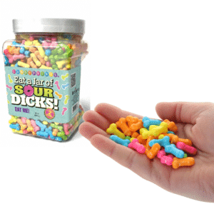 Eat A Jar Of Sour Dicks Candy Novelty Item Bachelorette Party Gift Ideas -2lbs