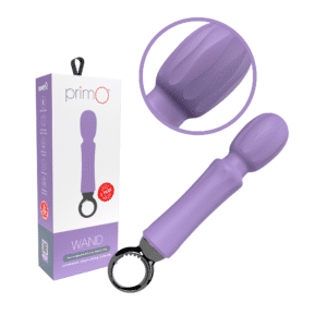 Primo Wand Rechargeable Silicone Waterproof Vibrator - Lavender