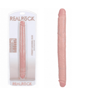 Realistic Dong 14-inch Double-Ended Dildo - Flesh