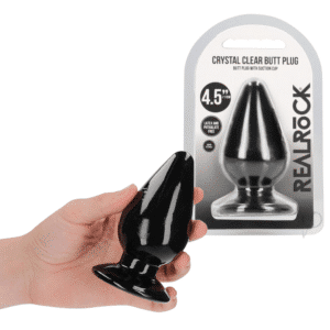 Anal Toy 4.5-inch Butt Plug For Beginners Black