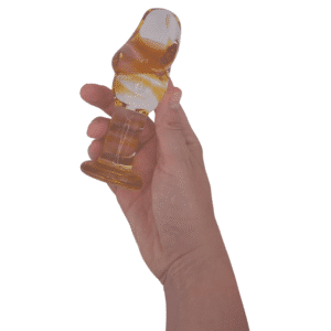 large glass anal dildo