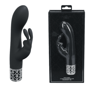 Silicone Rechargeable Vibrator - Black