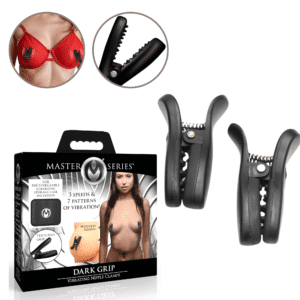 Silicone Travel-Friendly Vibrating Nipple Clamps