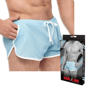 Sexy Clothing Male Shorty Short Blue S-M