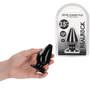 Anal Toy 3.5-inch Butt Plug For Beginners - Black