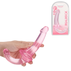 Vaginal 6-Inch Strapless Strap-On - Pink