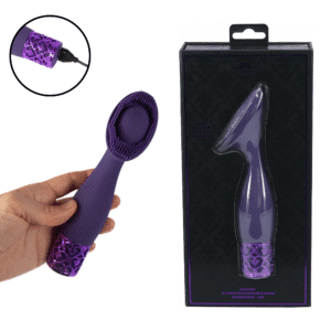 Royal Gems Duchess 10 Speed Silicone Rechargeable Clitoral Vibrator - Purple