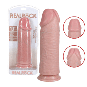 Realistic Suction Cup Pegging Dildo Flesh