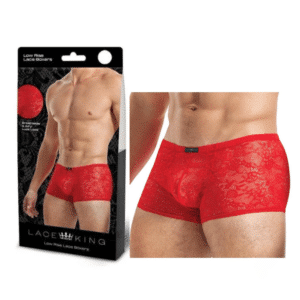 Boxer Male Bondage Underwear L/XL Red