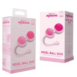 BodyWand Squeeze Discreet & Portable 56g Pelvic Floor Trainer Kegel Ball Duo
