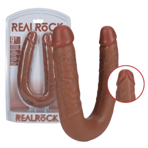 Realistic Skin Dong Double-Ended Dildo Tan