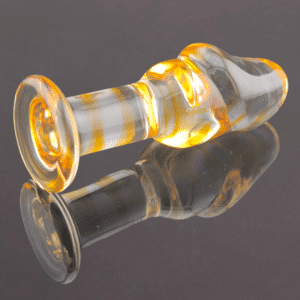 large glass butt plug